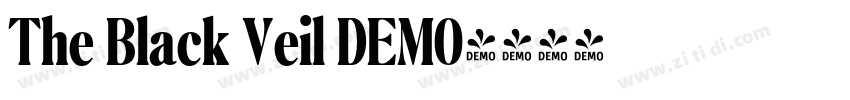 The Black Veil DEMO字体转换